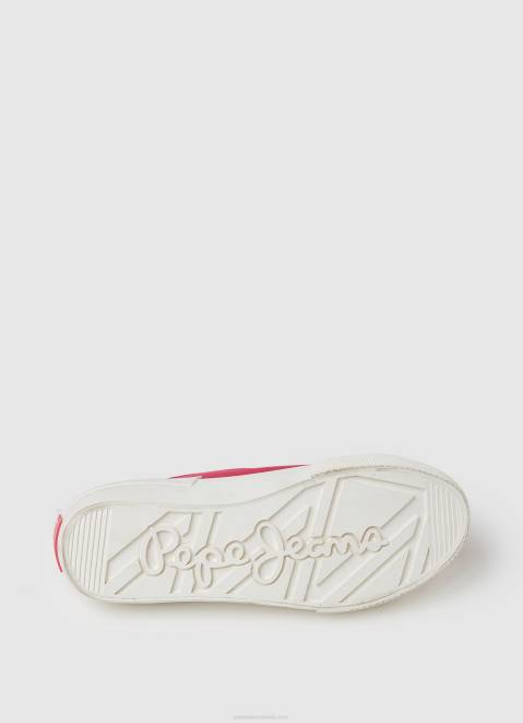 Pepe Jeans Allen Flag Vulcanized Sneakers Women Fresa Z22X628