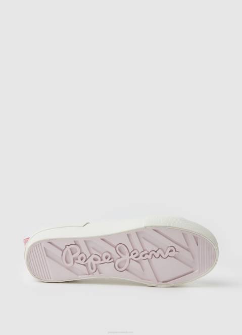 Pepe Jeans Allen Flag Vulcanized Sneakers Women White Z22X620