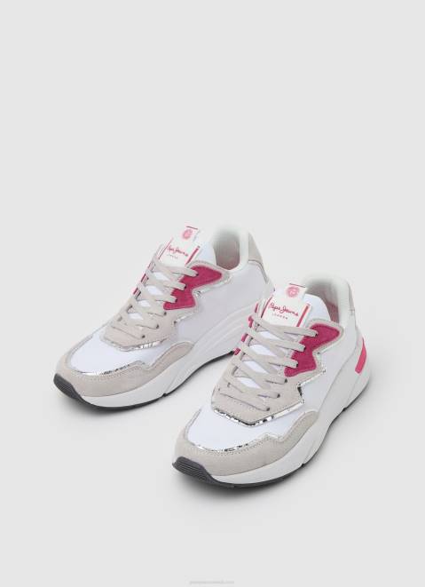 Pepe Jeans Arrow Light Combined Sneakers Women White Z22X602