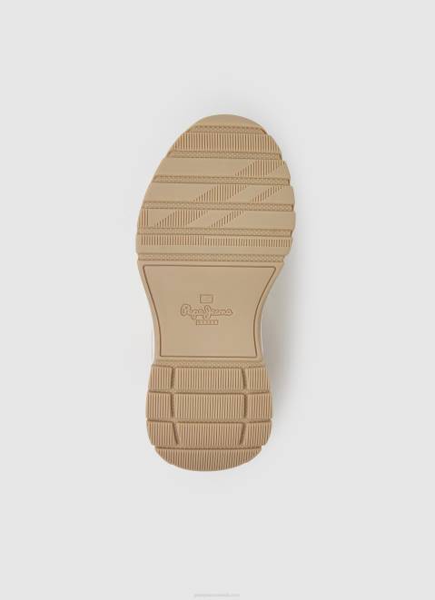 Pepe Jeans Banksy Loom Combined Sneakers Women Light Peach Z22X580