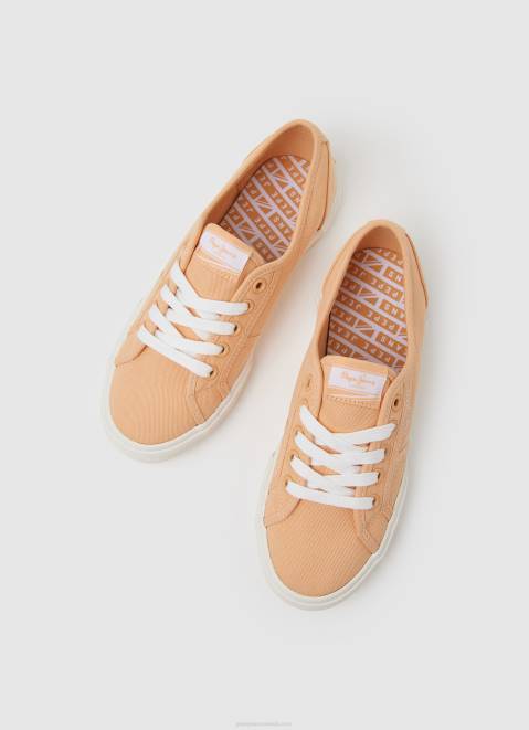 Pepe Jeans Brady Basic Sneakers Women Light Orange Z22X630