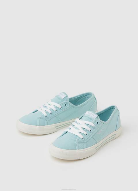 Pepe Jeans Brady Basic Sneakers Women Light Water Green Z22X631