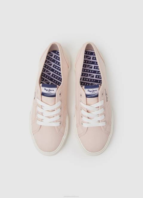 Pepe Jeans Brady Basic Sneakers Women Pinkish Z22X629