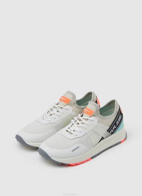 Pepe Jeans Joy Tech Summer Technical Sneakers Women White Z22X606