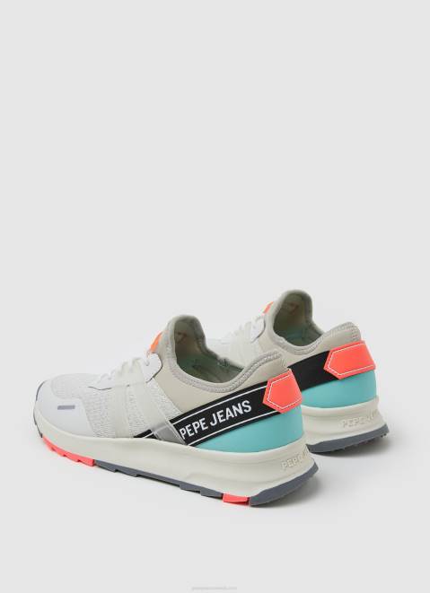 Pepe Jeans Joy Tech Summer Technical Sneakers Women White Z22X606