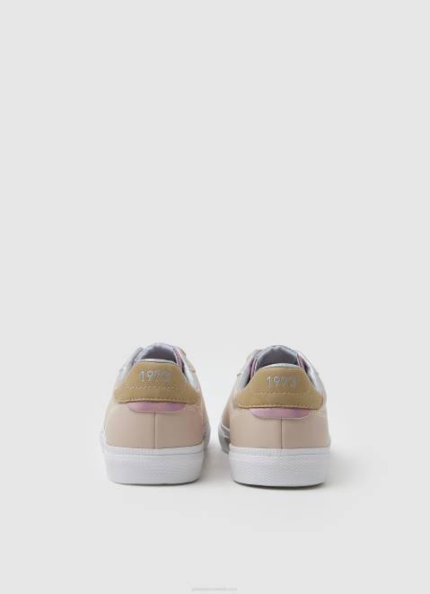 Pepe Jeans Kenton Flag Basic Sneakers Women Pinkish Z22X598