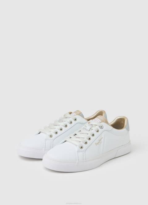 Pepe Jeans Kenton Flag Basic Sneakers Women White Z22X593
