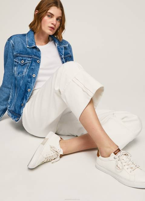 Pepe Jeans Kenton Max Classic Sneakers Women White Z22X583