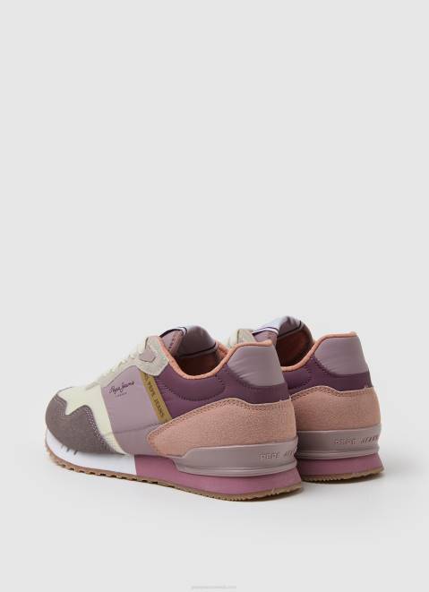Pepe Jeans London Mad Running Sneakers Women Powder Wine Z22X622