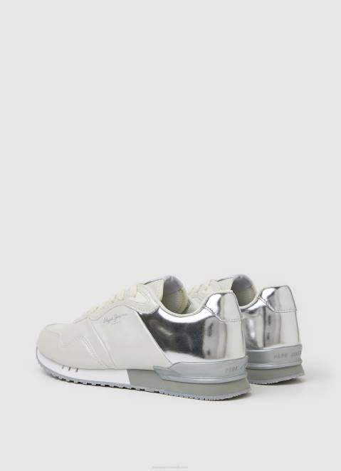 Pepe Jeans London Part Combined Sneakers Women Factory White Z22X588