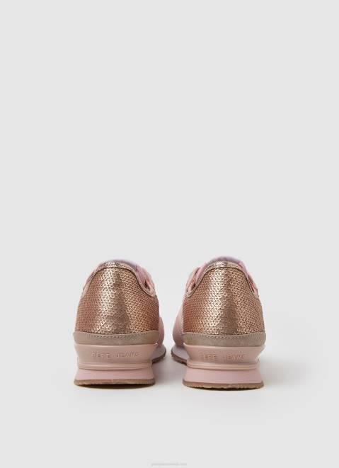Pepe Jeans London Troy Combined Sneakers Women Factory Pink Z22X589