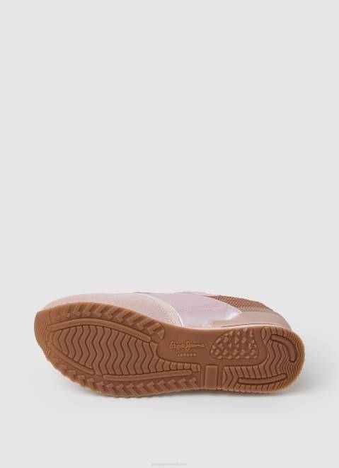 Pepe Jeans London Troy Combined Sneakers Women Factory Pink Z22X589