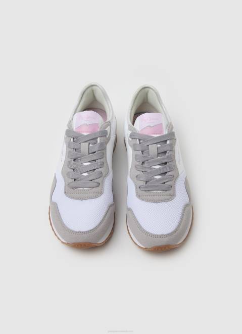 Pepe Jeans London Troy Combined Sneakers Women White Z22X590