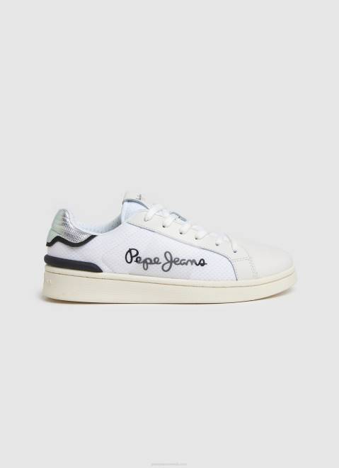 Pepe Jeans Milton Mesh Combined Sneakers Women White Z22X612