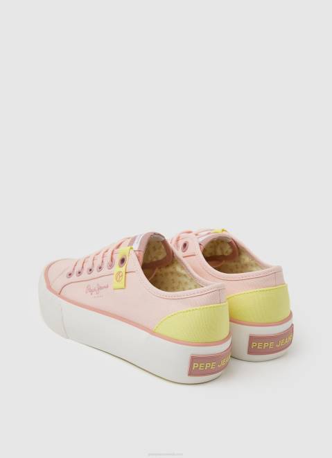 Pepe Jeans Ottis Sun Platform Sneakers Women Petal Z22X607