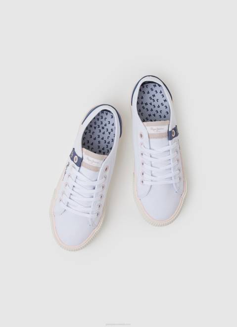 Pepe Jeans Ottis Sun Platform Sneakers Women White Z22X608