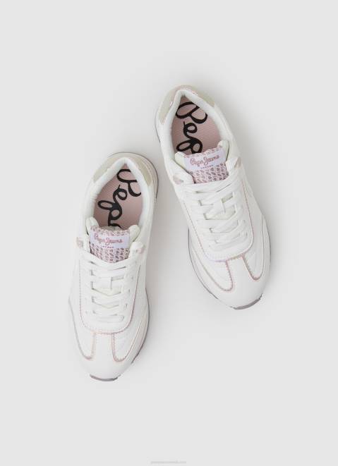 Pepe Jeans Rusper Charm Basic Sneakers Women White Z22X599