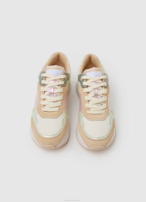 Pepe Jeans Rusper Pearl Combined Sneakers Women Bare Z22X597