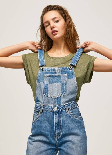 Pepe Jeans Cotton Denim Overall Women Denim Z22X98