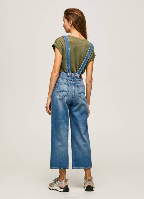 Pepe Jeans Cotton Denim Overall Women Denim Z22X98