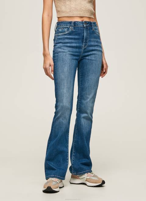 Pepe Jeans Dion High Waisted Flared Fit Jeans Women Denim Z22X60