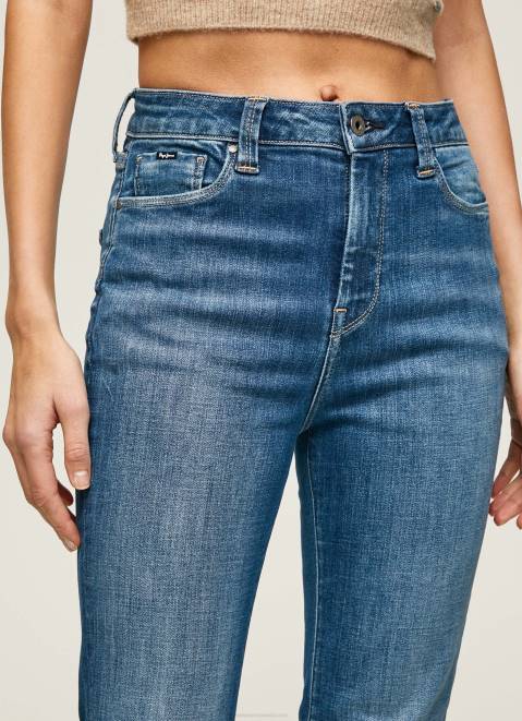 Pepe Jeans Dion High Waisted Flared Fit Jeans Women Denim Z22X60