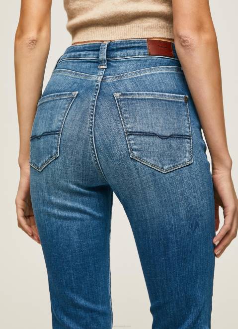 Pepe Jeans Dion High Waisted Flared Fit Jeans Women Denim Z22X60
