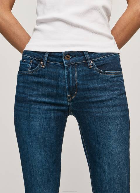 Pepe Jeans Piccadilly Slim Fit Midrise Jeans Women Denim Z22X65