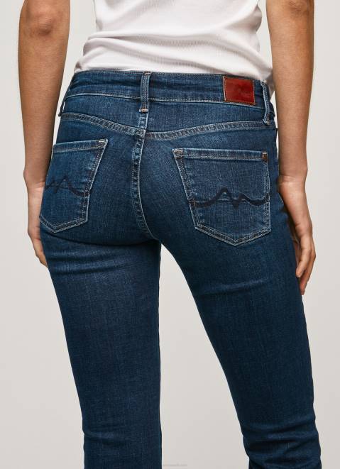 Pepe Jeans Piccadilly Slim Fit Midrise Jeans Women Denim Z22X65