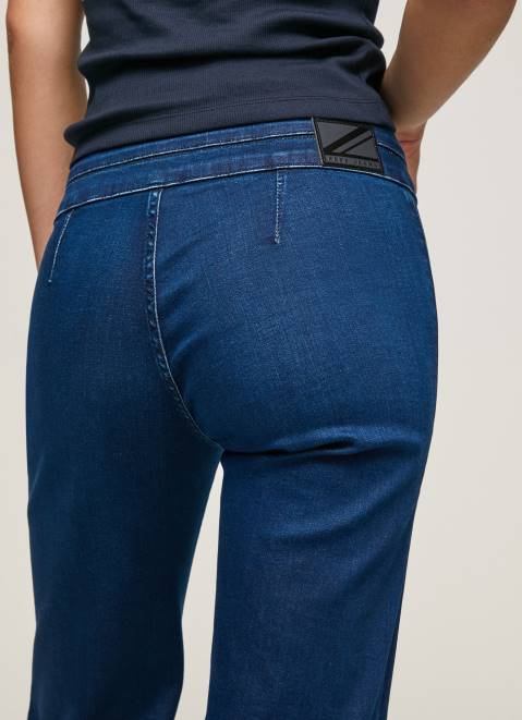 Pepe Jeans Willa Flared Fit High Waisted Jeans Women Denim Z22X62