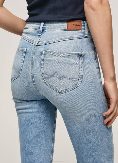 Pepe Jeans Willa High Waisted Flared Fit Jeans Women Denim Z22X59