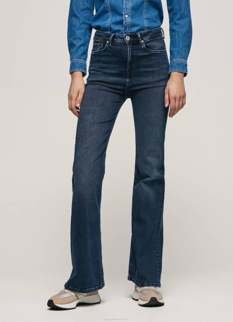 Pepe Jeans Willa High Waisted Flared Fit Jeans Women Denim Z22X61