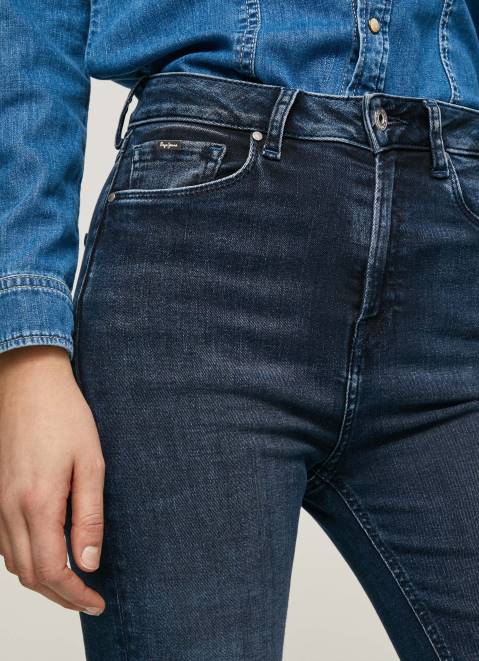 Pepe Jeans Willa High Waisted Flared Fit Jeans Women Denim Z22X61