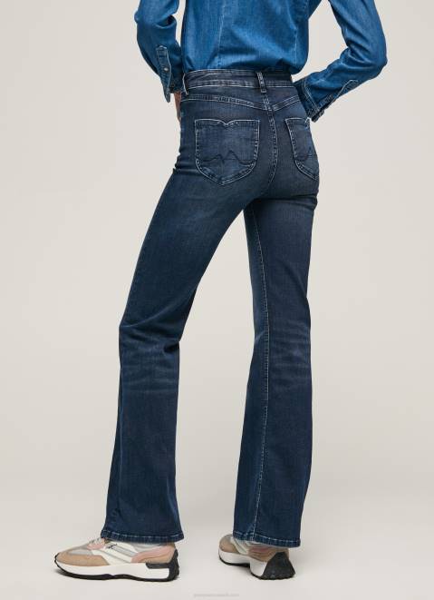 Pepe Jeans Willa High Waisted Flared Fit Jeans Women Denim Z22X61