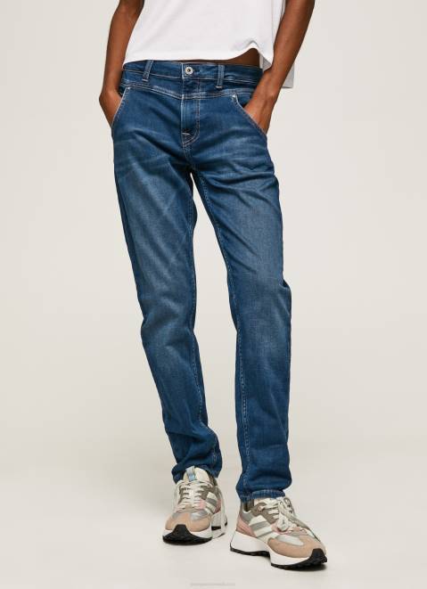 Pepe Jeans Carey Midrise Relaxed Fit Jeans Women Denim Z22X86