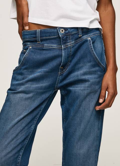 Pepe Jeans Carey Midrise Relaxed Fit Jeans Women Denim Z22X86