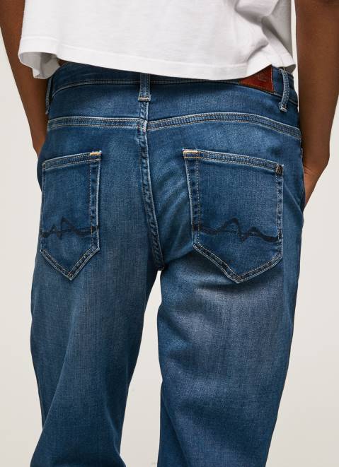 Pepe Jeans Carey Midrise Relaxed Fit Jeans Women Denim Z22X86