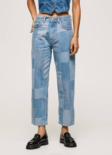 Pepe Jeans Dover Loose Fit High Waisted Jeans Women Denim Z22X88