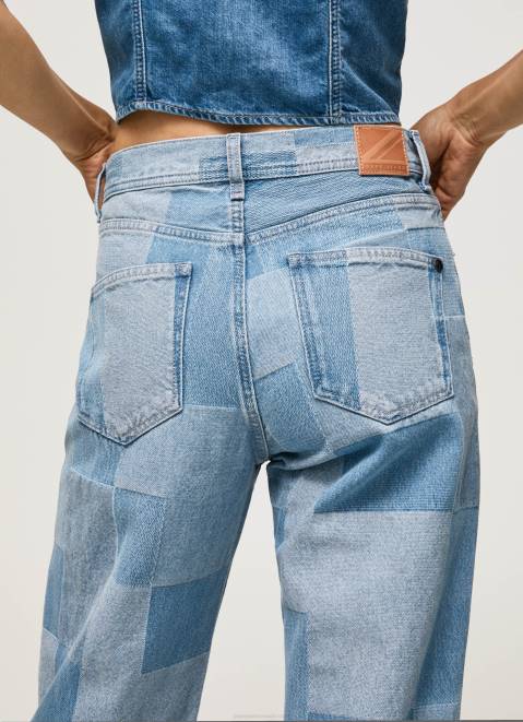Pepe Jeans Dover Loose Fit High Waisted Jeans Women Denim Z22X88