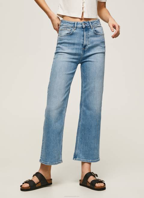 Pepe Jeans Lexa Sky High Waisted Wide Fit Jeans Women Denim Z22X90