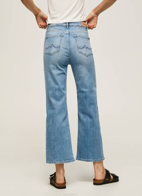Pepe Jeans Lexa Sky High Waisted Wide Fit Jeans Women Denim Z22X90