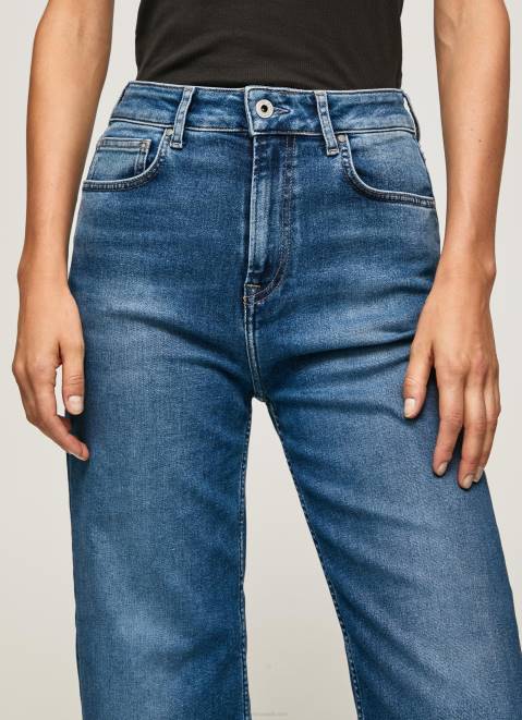 Pepe Jeans Lexa Sky High Waisted Wide Fit Jeans Women Denim Z22X91