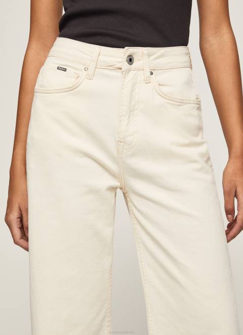Pepe Jeans Lexa Sky Wide Fit High Waist Jeans Women Denim Z22X94