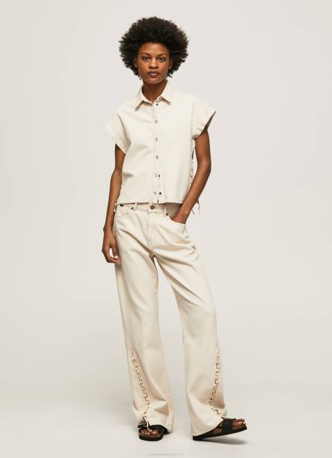 Pepe Jeans Mayfair Midrise Relaxed Fit Jeans Women Denim Z22X89