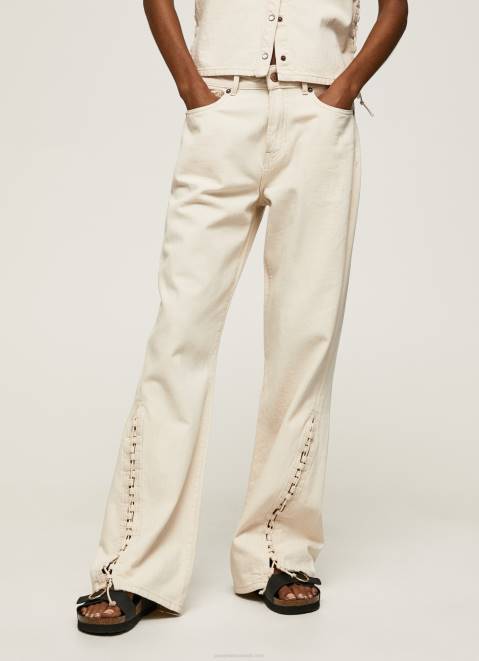 Pepe Jeans Mayfair Midrise Relaxed Fit Jeans Women Denim Z22X89