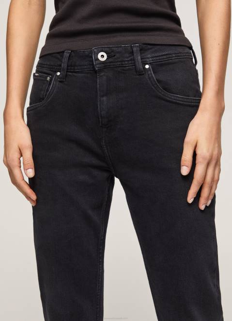 Pepe Jeans Violet Loose Fit High Waisted Jeans Women Denim Z22X92
