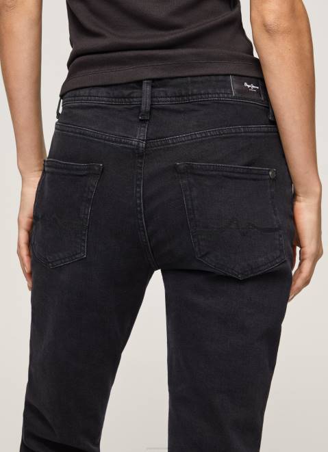 Pepe Jeans Violet Loose Fit High Waisted Jeans Women Denim Z22X92