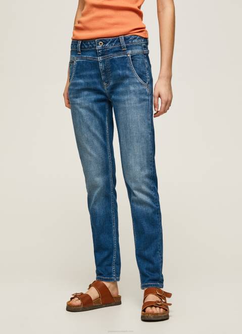 Pepe Jeans Carey Midrise Relaxed Fit Jeans Women Denim Z22X80