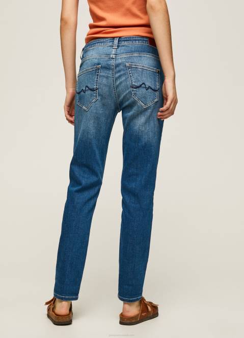 Pepe Jeans Carey Midrise Relaxed Fit Jeans Women Denim Z22X80