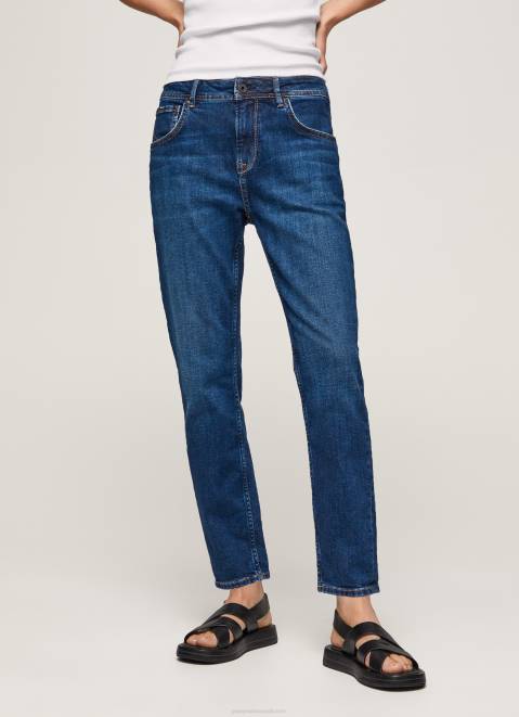 Pepe Jeans Violet Mom Carrot Fit High Waist Jeans Women Denim Z22X81